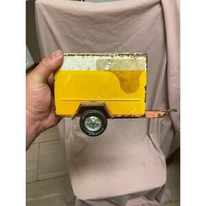 VTG 1960's Nylint U-Haul Box Trailer Enclosed Single Axle, Pressed Steel - USA